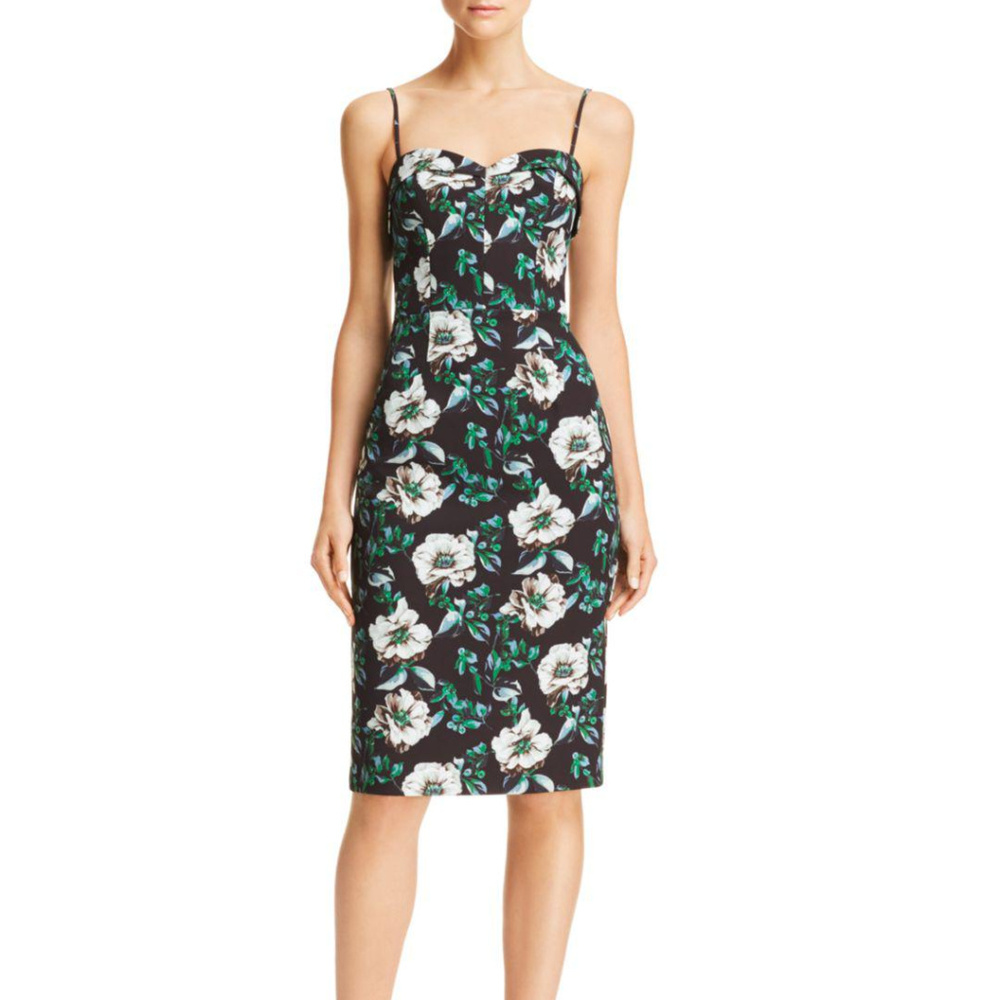 Black Halo Multicolor Women's Clover Sheath 4,6,8